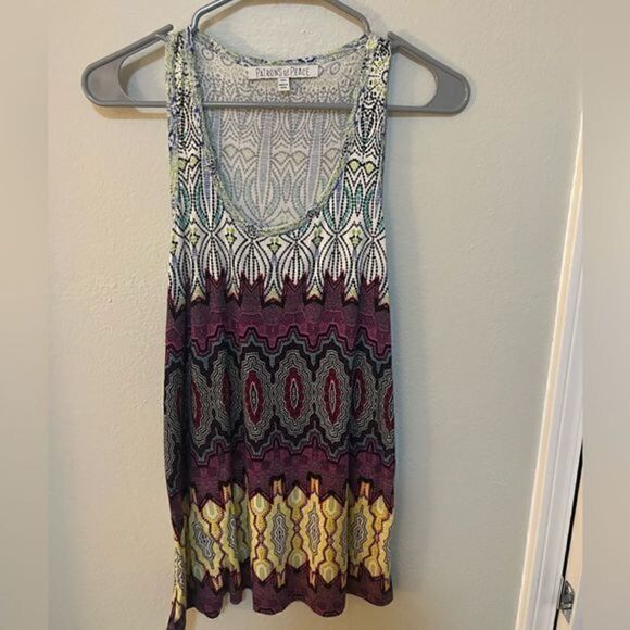 Gorgeous Patrons of Peace Colorful Tank Top XS Excellent Condition - Picture 1 of 5